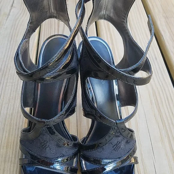 RocaWear HAYDIN Black Pump High Heel Sandal Size 9 - Picture 7 of 10